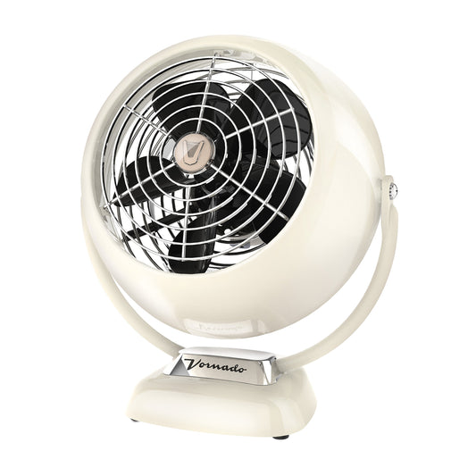 Vornado VFAN™ Jr. Vintage Metal Desk Fan, 2-Speed, Retro Air Circulator with Adjustable Tilt, Fan for Bedroom, Office and Dorm Room Cooling, Vintage