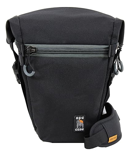 Ape Case ACPRO840W Standard Expandable Holster Camera Cases (Black/Yellow)