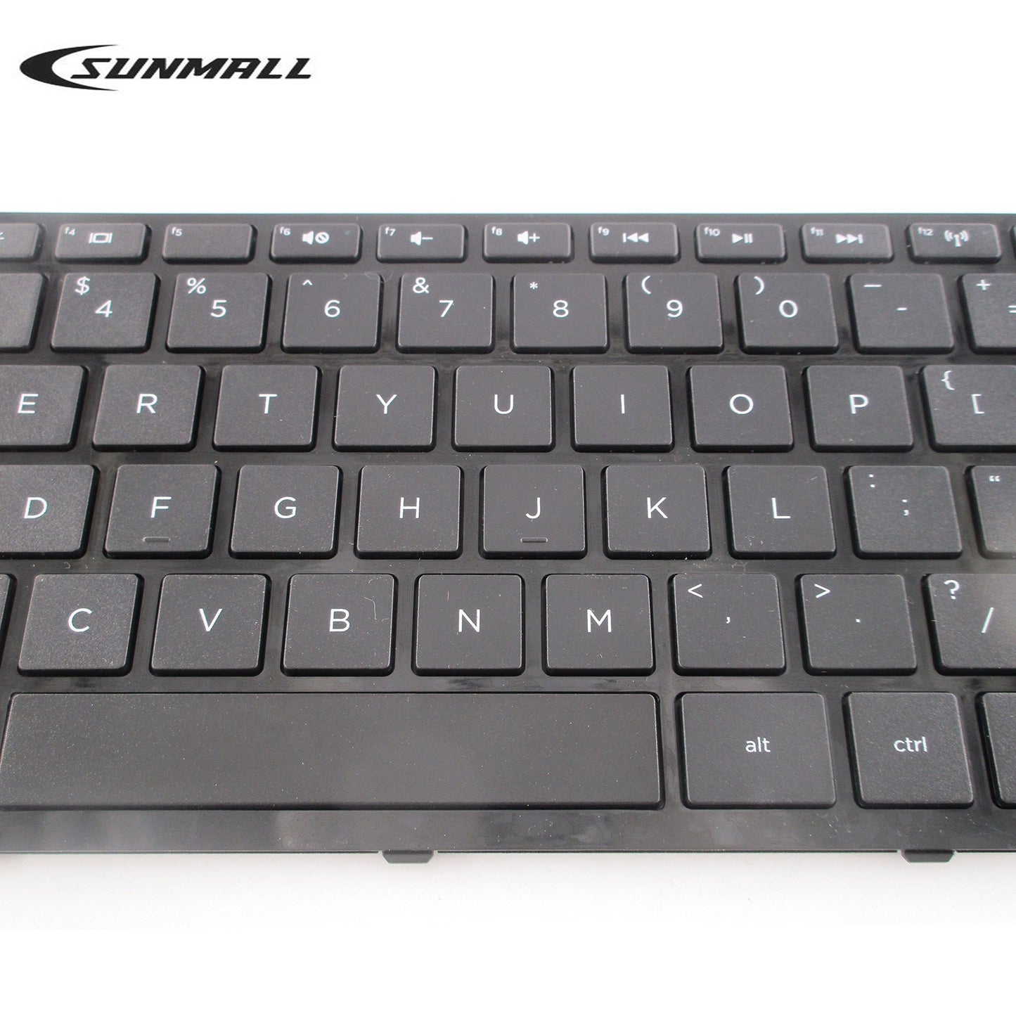 SUNMALL Keyboard Replacement with Frame Compatible with HP Pavilion 17-E 17-E000 17-e100 Serries Laptop Black US Layout