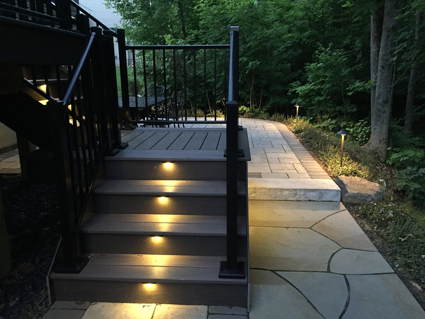 Tru-Scapes® Deck Step Riser Lights (White, 3", 2700K Warm White)