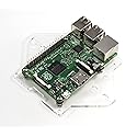 C4Labs Zebra VESA Mounting Plate - Acrylic - For Raspberry Pi 4B, 3B+, 3, Pi 2, B+, A+ - Clear