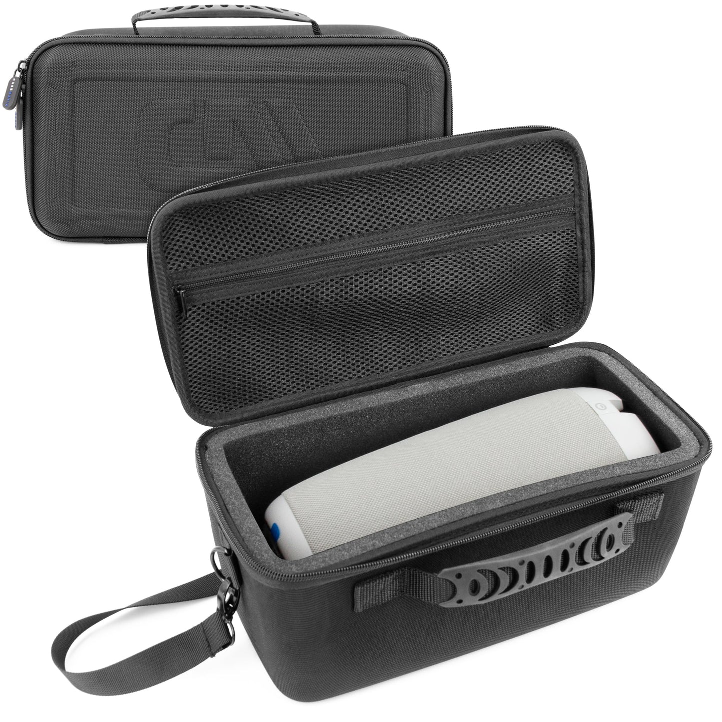 CASEMATIX Travel Case Compatible with Meeting Owl 3, 2, Standard, Pro and Meeting Camera 360 Video Conference Accessories - Rugged Hard-Shell Cases