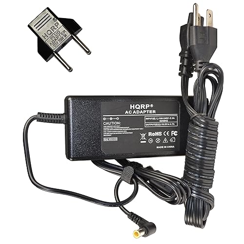HQRP AC Adapter Compatible with Sony Bravia ACDP-085E02 1-492-732-16 KDL-40W600 KDL-40W608 KDL-48W580 KDL-48W590 KDL-48W600 KDL-48W608 KDL-48W585…