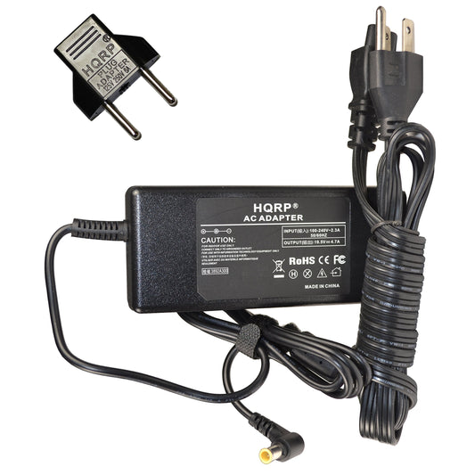 HQRP AC Adapter Compatible with Sony Bravia ACDP-085E02 1-492-732-16 KDL-40W600 KDL-40W608 KDL-48W580 KDL-48W590 KDL-48W600 KDL-48W608 KDL-48W585…