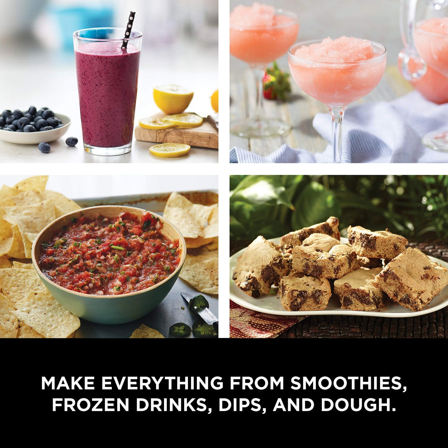 Ninja Mega Kitchen System BL770 – 1500W Blender & 8-Cup Food Processor, 72oz Pitcher, 2 To-Go Cups, Total Crushing for Smoothies, Ice & Dough, Black