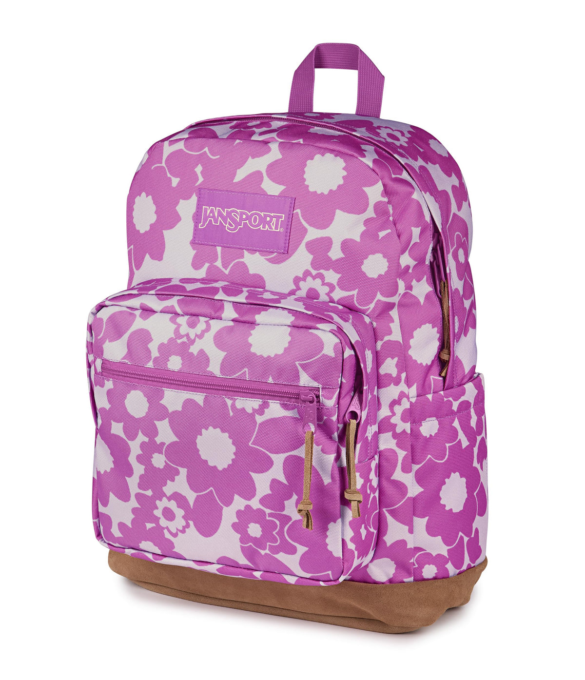 JanSport Right Pack Backpack - Durable Daypack with Padded 15 Laptop Sleeve, Spacious Main Compartment & Integrated Water Bottle Pocket - Blossom Bae