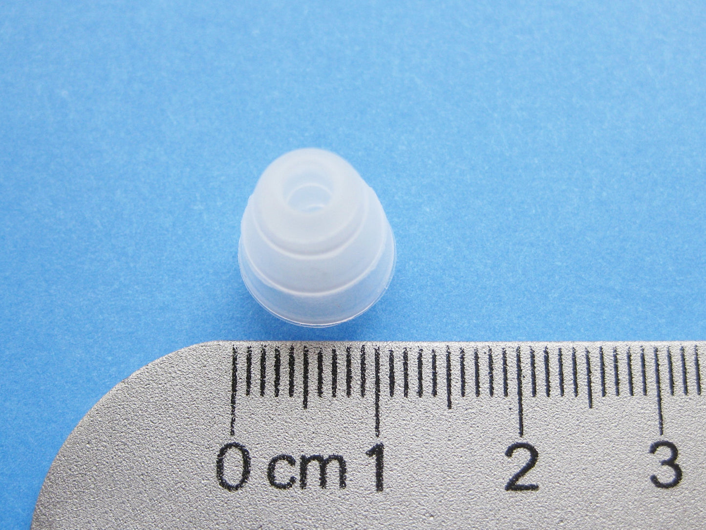 4 Pcs: 2 Small (S) and 2 Large (L) Clear Triple Flange Earbuds Eartips Set Compatible with Etymotic etyBLU2, ER-4, hf5, hf3, hf2, mc5, mc3, mc2…