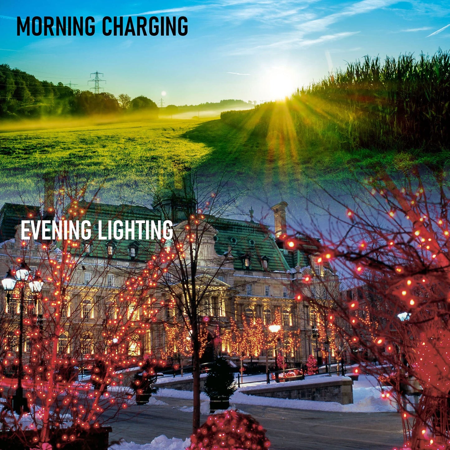 Dazzle Bright 2 Pack Total 400LED 132FT Red Christmas Solar String Outdoor Lights, Solar Powered with 8 Modes Waterproof Fairy Lights for Bedroom