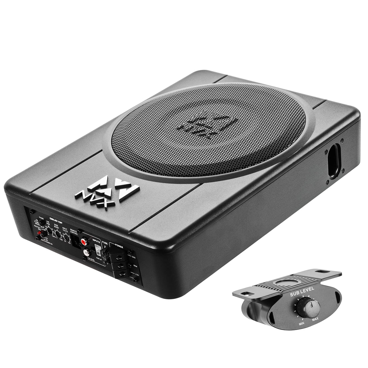 NVX Amplified and Loaded 10" Ported Under Seat Universal Subwoofer System