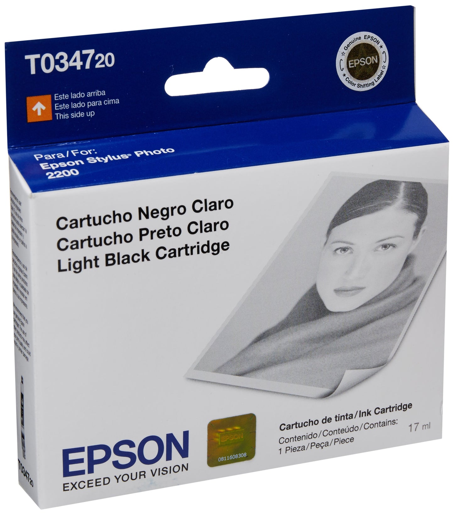Epson T034720 Stylus Photo 2200 Light Black Ink