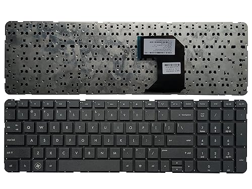 Laptop Replacement Keyboard Compatible for HP Pavilion G7-2000 G7-2100 g7-2200 g7-2300 674286-001 685126-001 US Layout No Frame Black