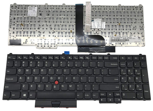 Sierra Blackmon US Layout Notebook Keyboard for ThinkPad P50 p51 p70 Series Black Framed with no Backlight and Remote Control Lever