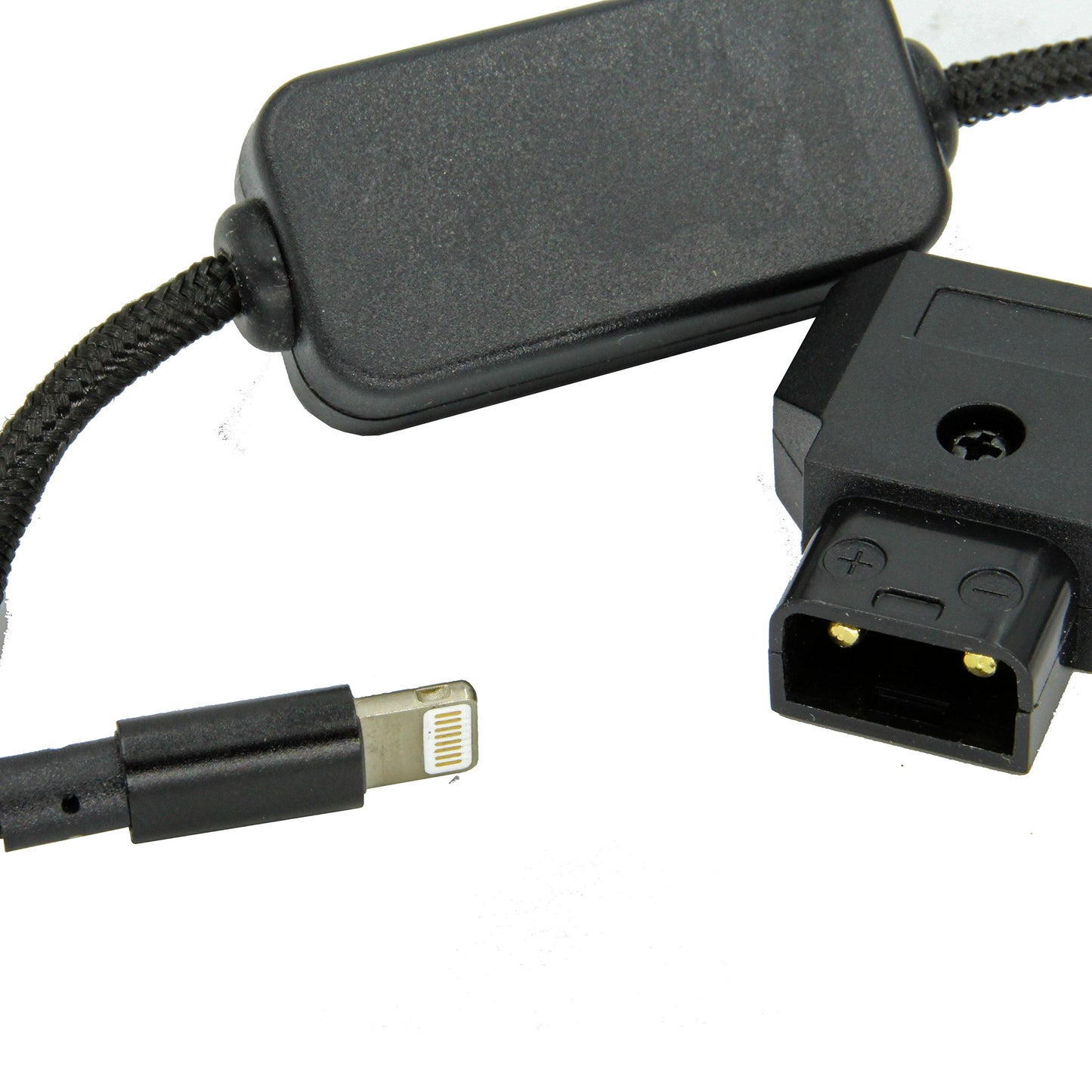 GyroVu D-Tap to Lightning 30' Straight Adaptor Cable Compatable with iPhones and iPads