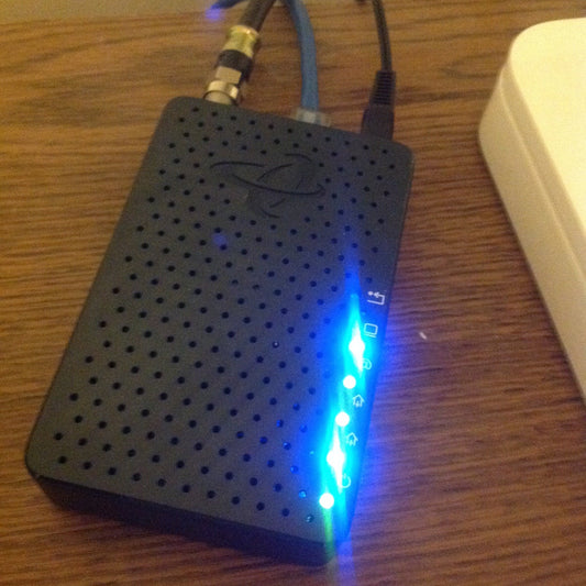 Prudent Way PWI-USB-FAX - External USB 2.0 Fax Modem, 56K Data/Fax Speeds, Compliant with V.17, V.29 and V27ter Group3 fax protocols.