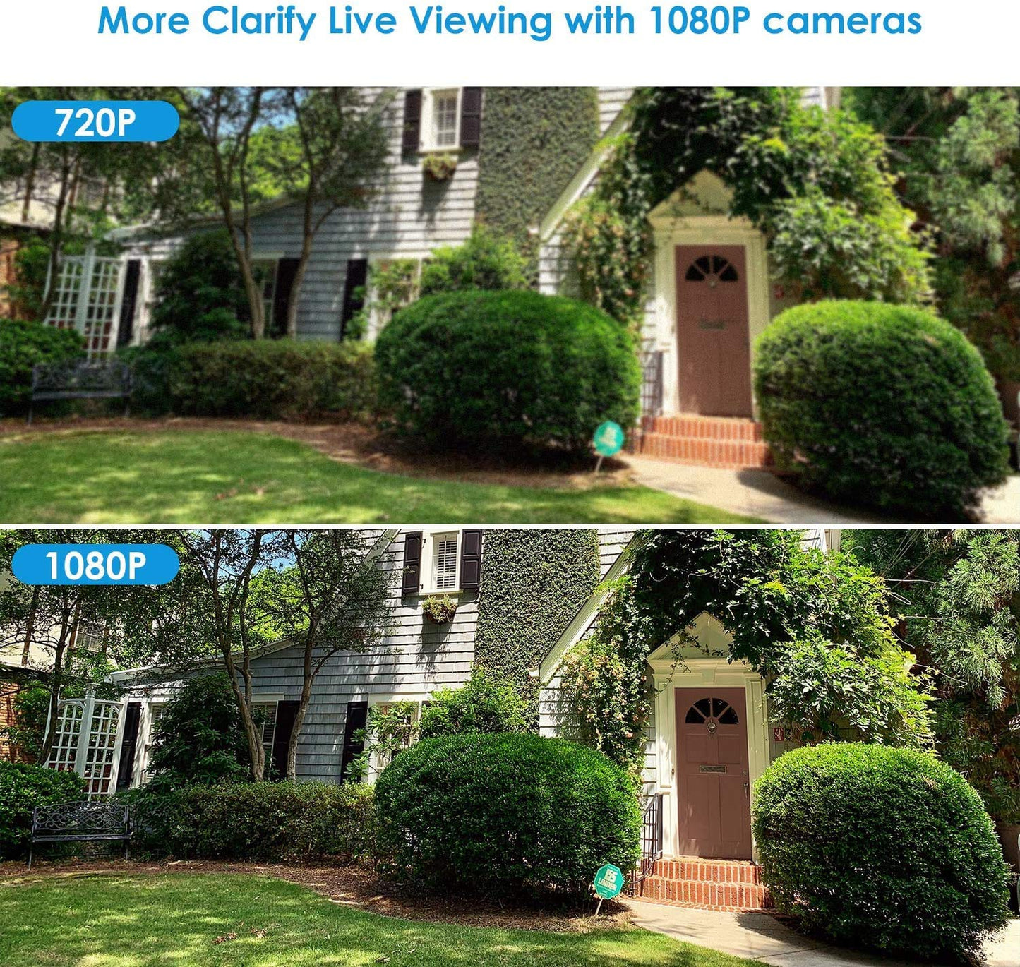 ZOSI 8CH 4-in-1 HD-TVI 1080N/720P Video Security System DVR Recorder with 8X 1280TVL Indoor/Outdoor Weatherproof CCTV Cameras 1TB Hard Drive