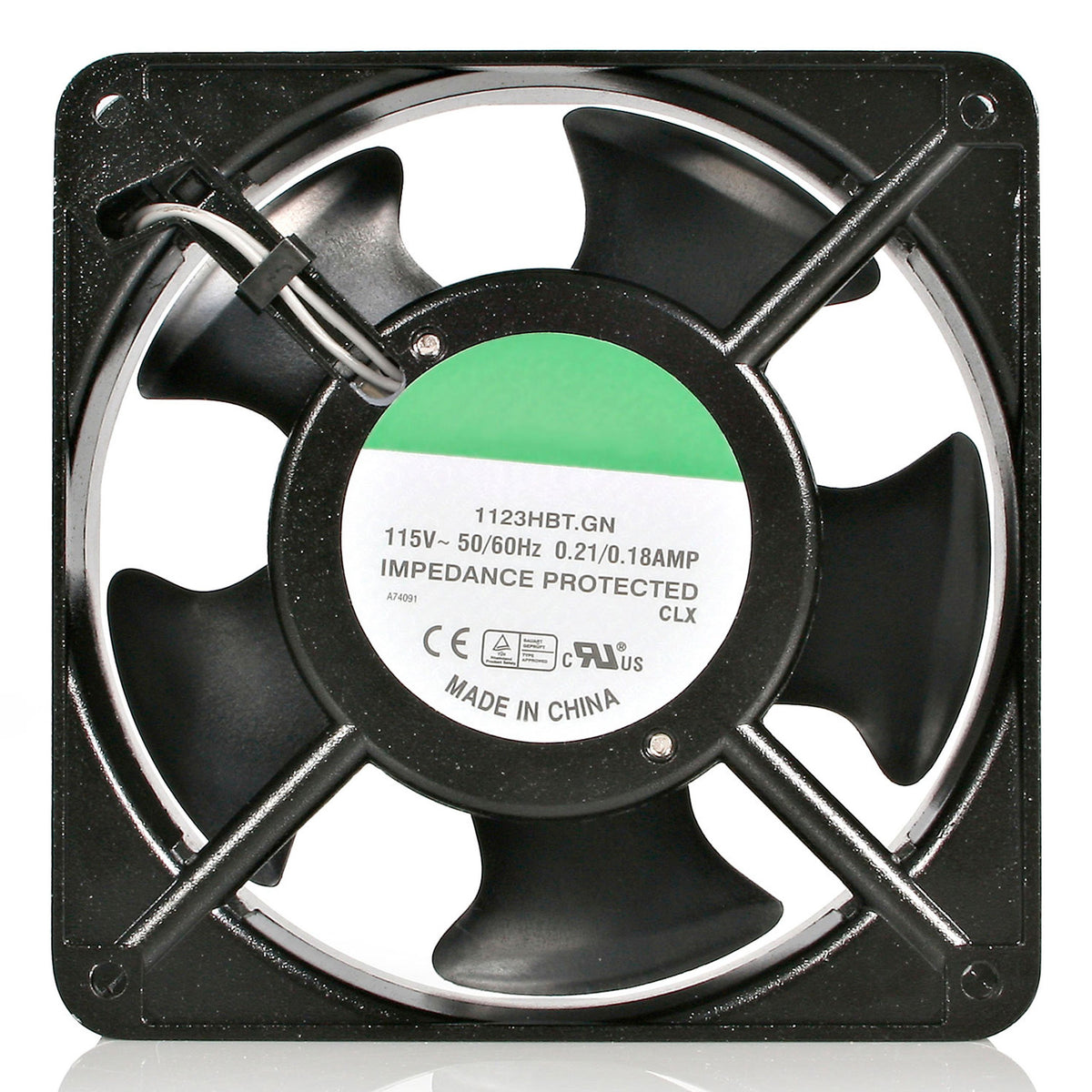 StarTech 120mm Axial Rack Muffin Fan, 115V AC, 107 CFM, Quiet (ACFANKIT12)