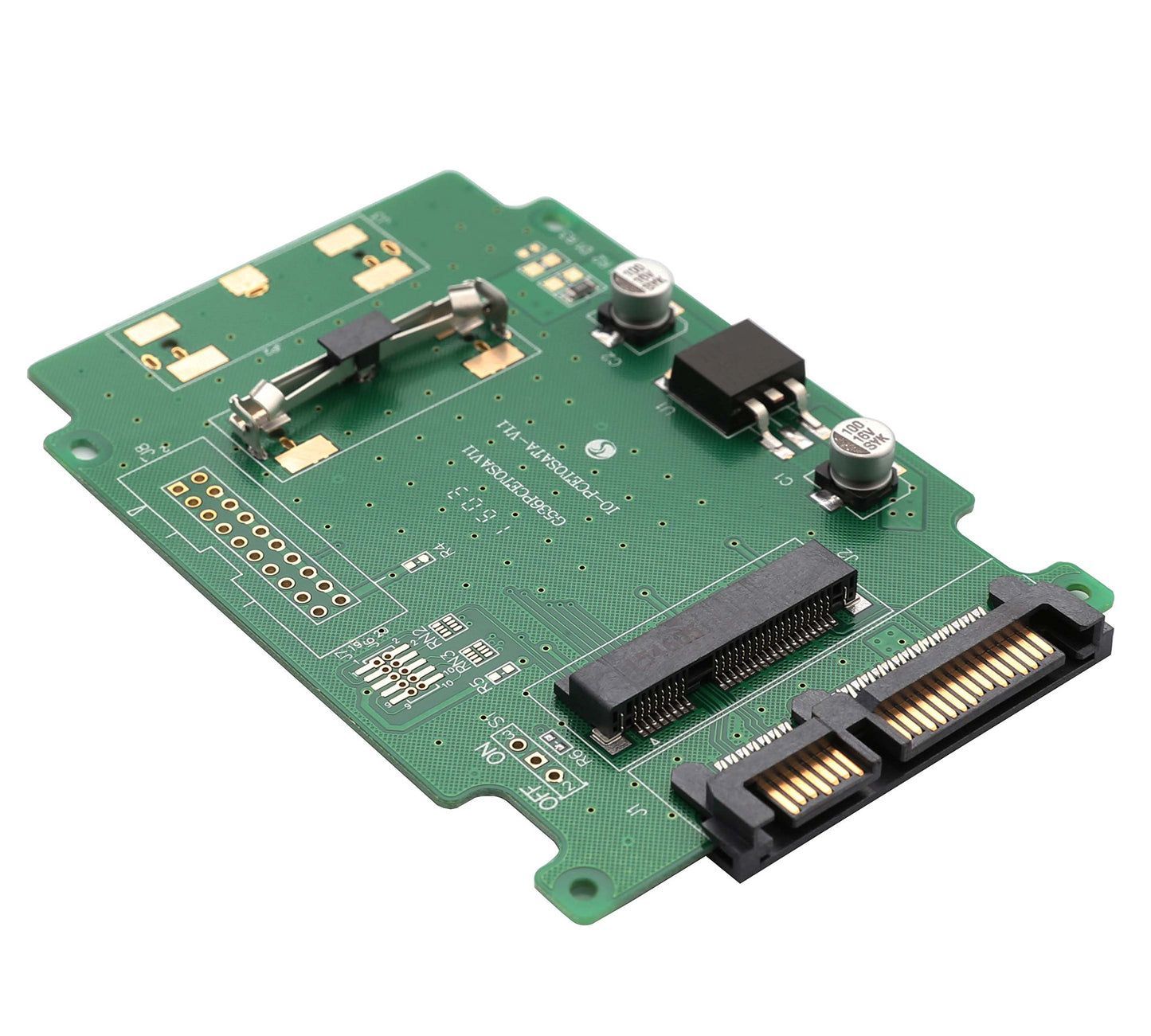 Syba Mini-SATA mSATA 50 mm SSD Connector to SATA III 2.5 Converter Adapter (SY-ADA40050)