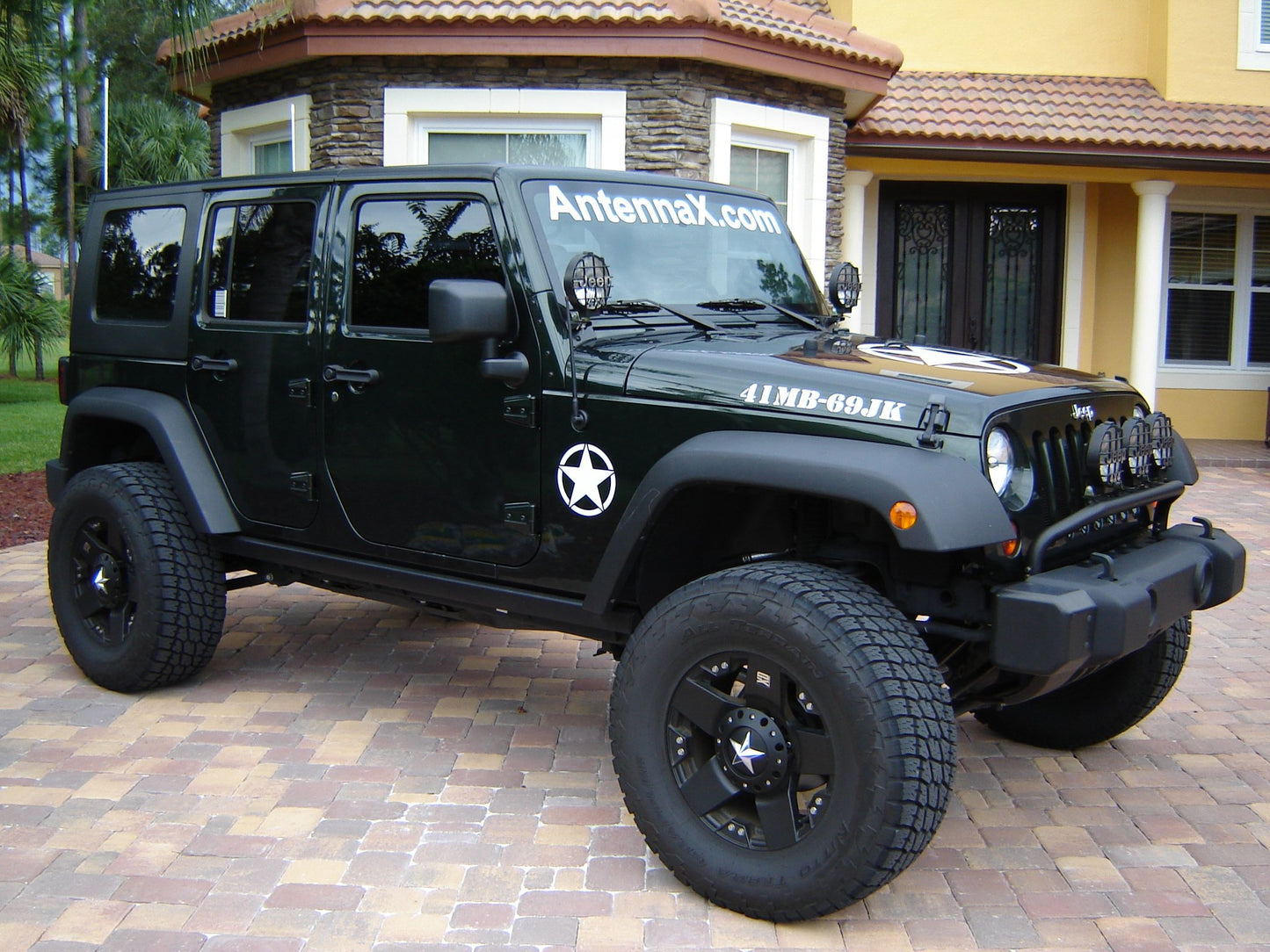 AntennaX Off-Road (13-inch) Antenna for Jeep Wrangler JK JL Gladiator JT