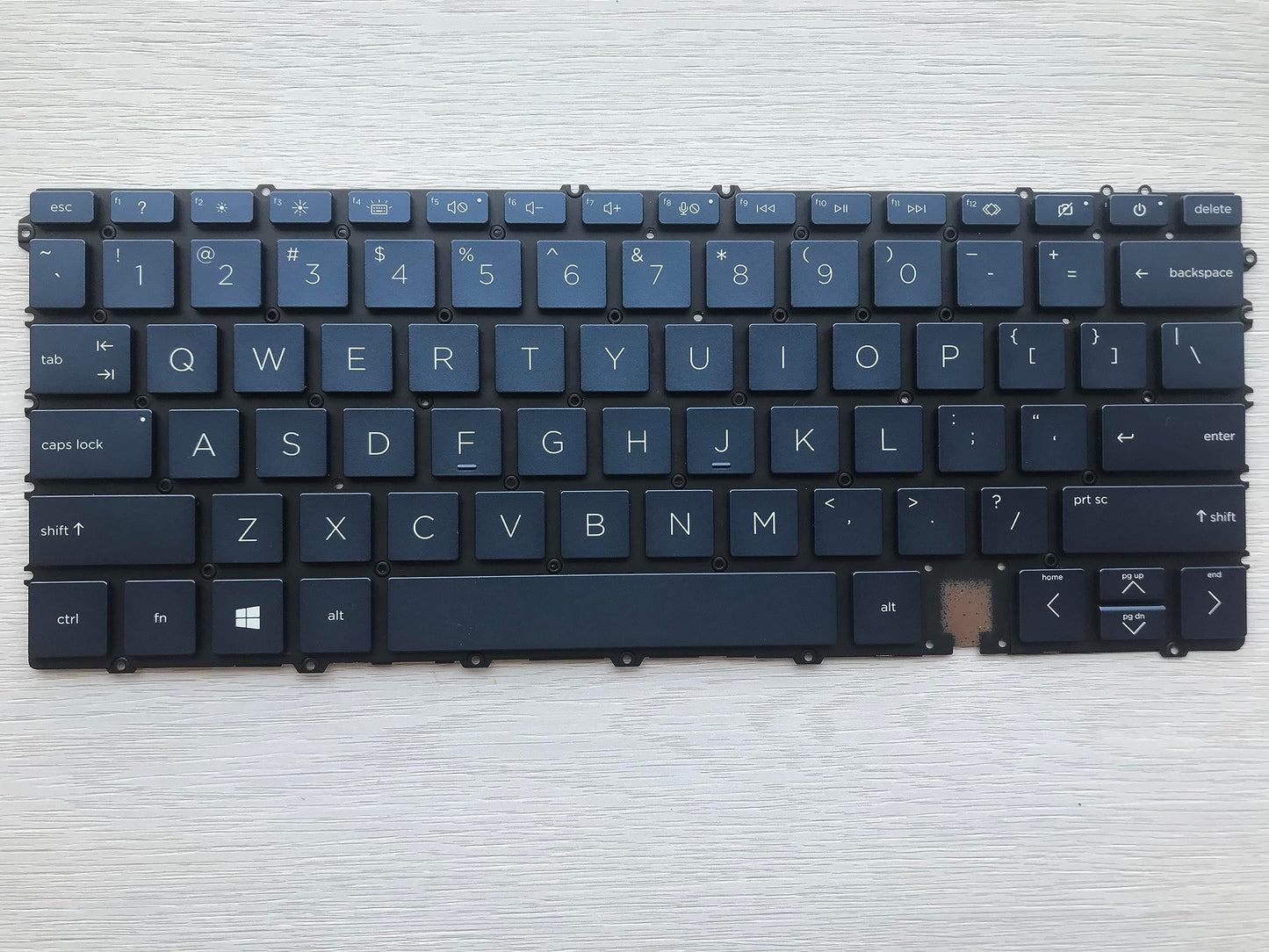 Original New for HP Spectre x360 14-ef 14-ef2013dx 14-ef0013dx US Backlit 13.5 Home & Business 2-in-1 Laptop Keyboard Gray (Blue)