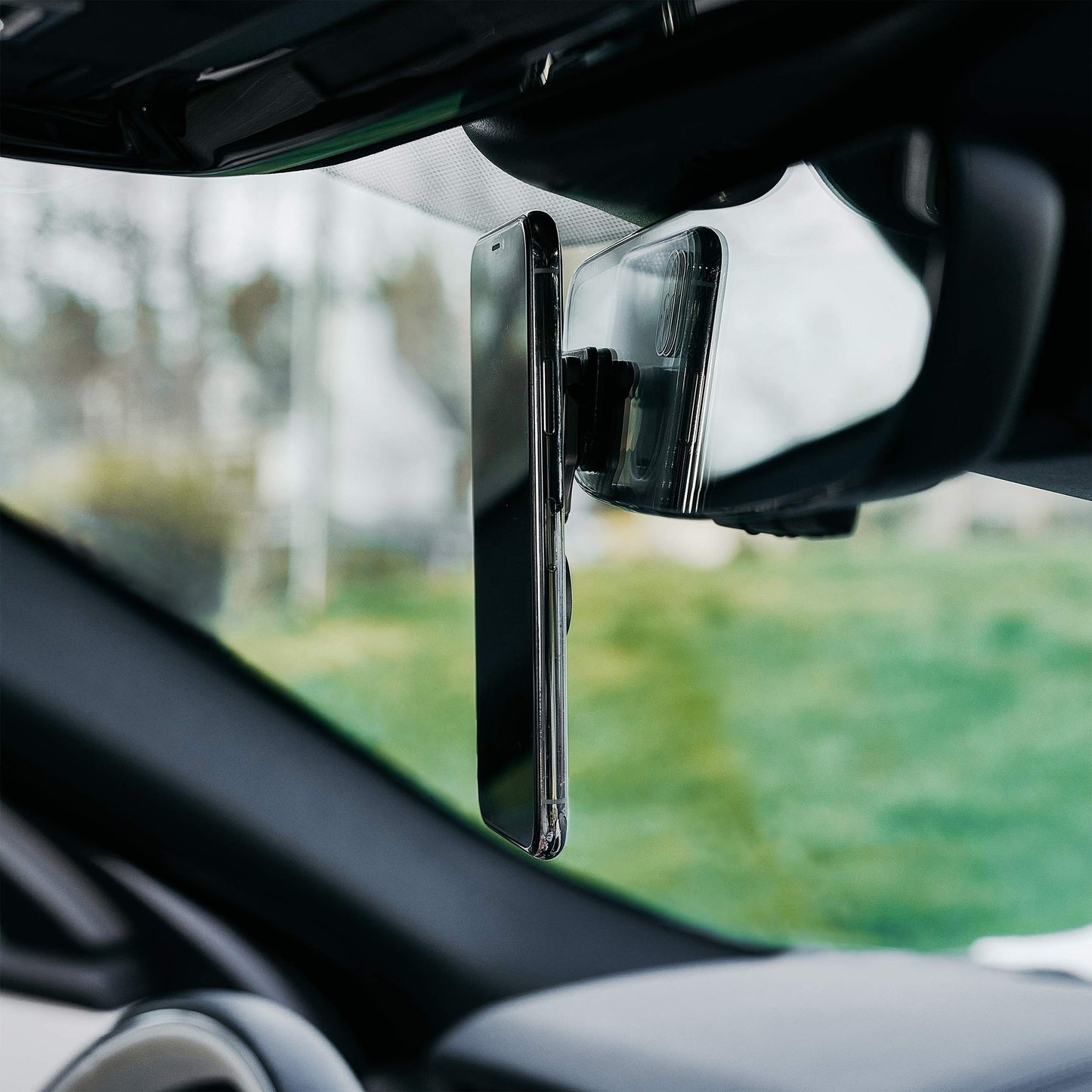 OnixGRIP OnixHOOK - 2 Pack; Smallest Hands-Free Mount for Smartphones and Tablets; Sticks Anywhere on Car Dash; Holds up to 5 Lbs; Compatible with Any