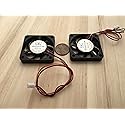 2 Pieces 12v 4007s Computer 2pin 40x40x7mm DC Cooling Fan brushless C27