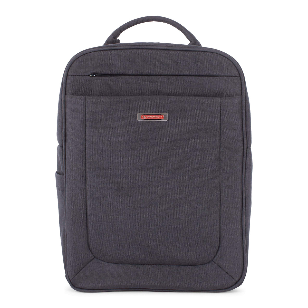 SWISS MOBILITY Cadence 2 Section Business Backpack, Fits Devices Up to 15.6", Polyester, 6 x 6 x 17, Charcoal