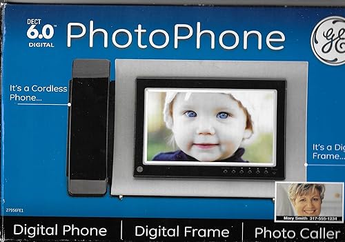 GE 27956FE1 Dect 6.0 Photo Phone with Photo CID