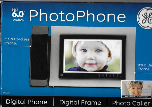 GE 27956FE1 Dect 6.0 Photo Phone with Photo CID