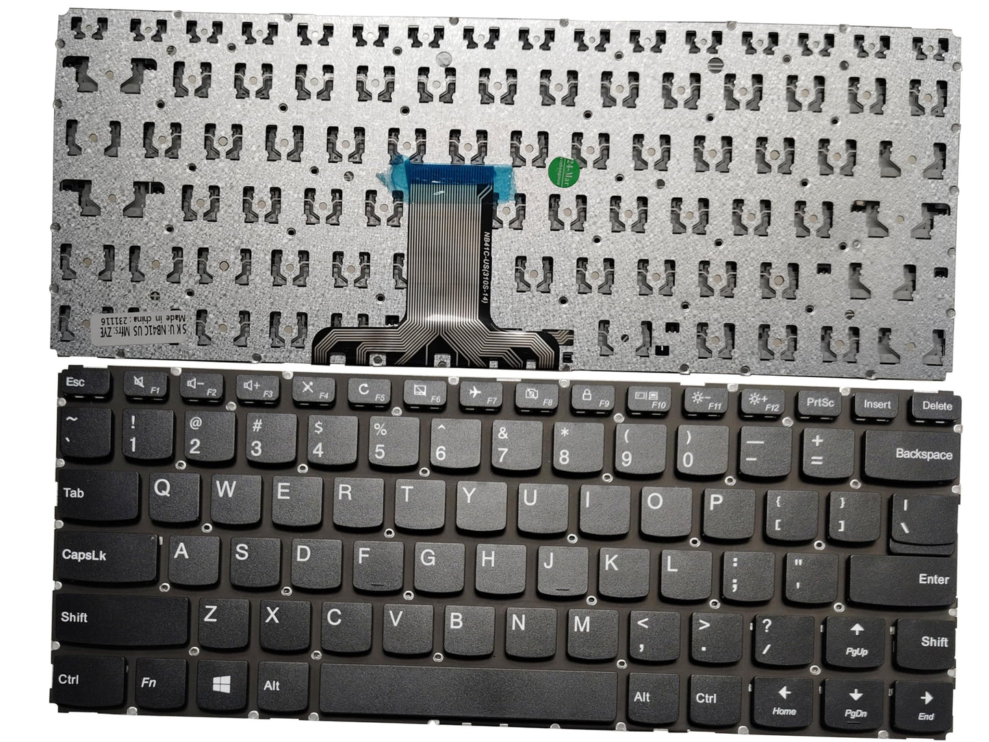 New Laptop Replacement Keyboard for Lenovo Yoga 510-14AST 510-14IKB 510-14ISK US Layout