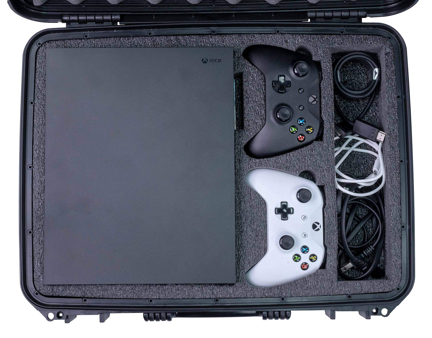 Case Club Case fits Xbox One X/S in Pre-Cut, Waterproof, Hard Shell Storage and Shipping Case
