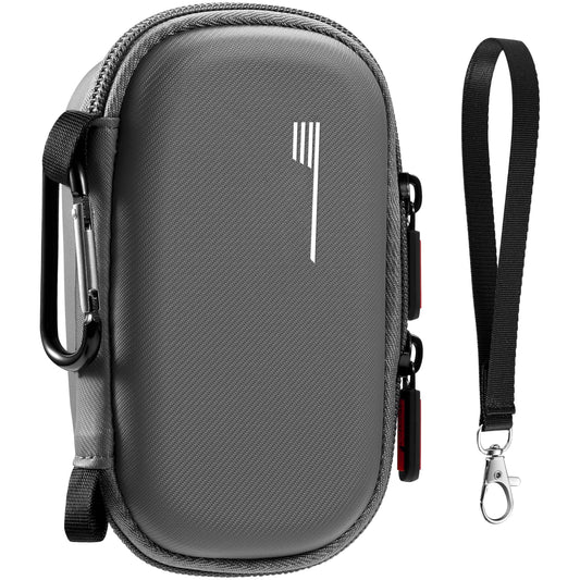 STARTRC VCR Carrying Case for Insta360 X5, Hard Shell Small Storage Case for Insta 360 X5 Accessories, Portable Travel Bag Organizer with Wrist Strap