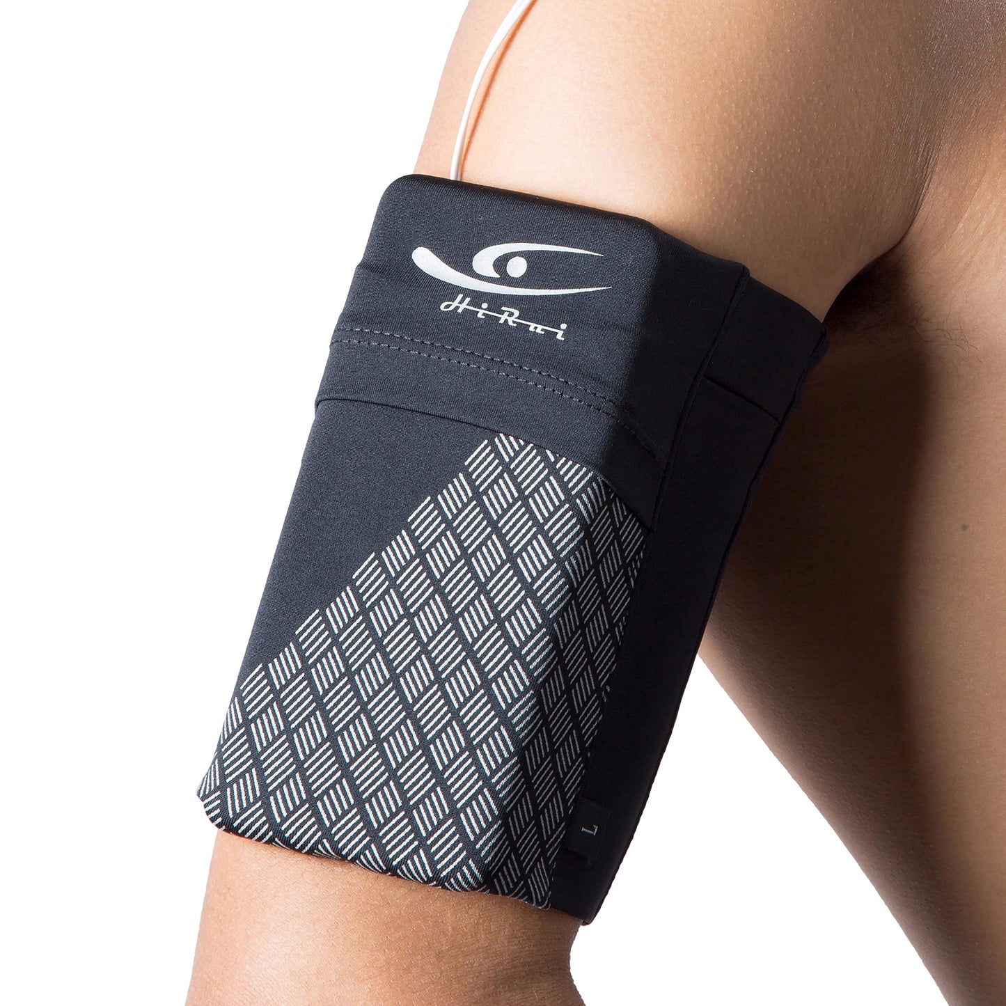 HiRui Universal Sports Armband Cell Phone Armband Sleeves Running Armband for Exercise Workout, Compatible with iPhone 17/17Plus/Pro/16/15/15Plus/14