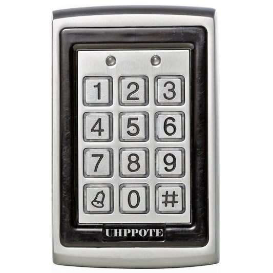 UHPPOTE 125Khz EM-ID Metal Case RFID Access Control Keypad with Back Light Support 500 User