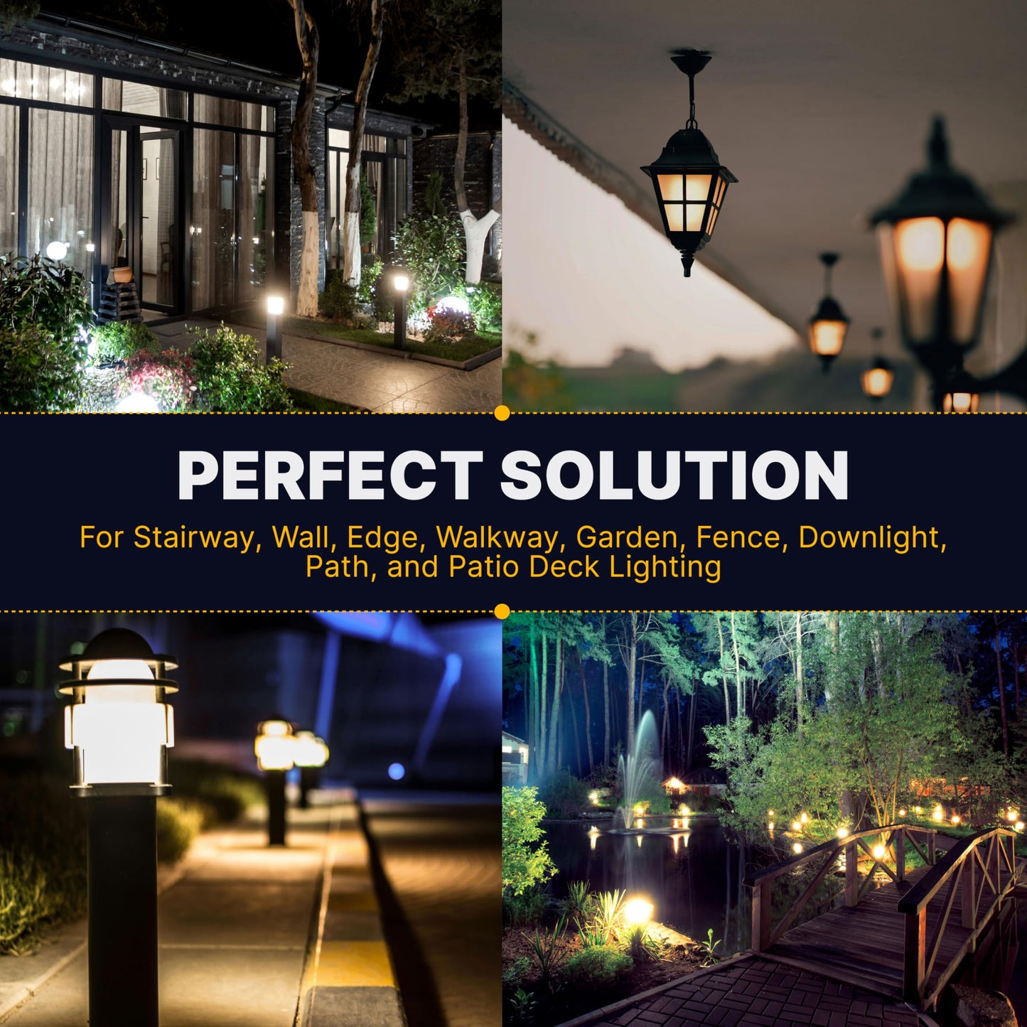 Diximus 12 Volt 7 Watt Low Voltage T5 Landscape Bulb - Pack 10 - Landscape Light Bulbs - Low Voltage Landscape Light Bulbs (Clear, 10)