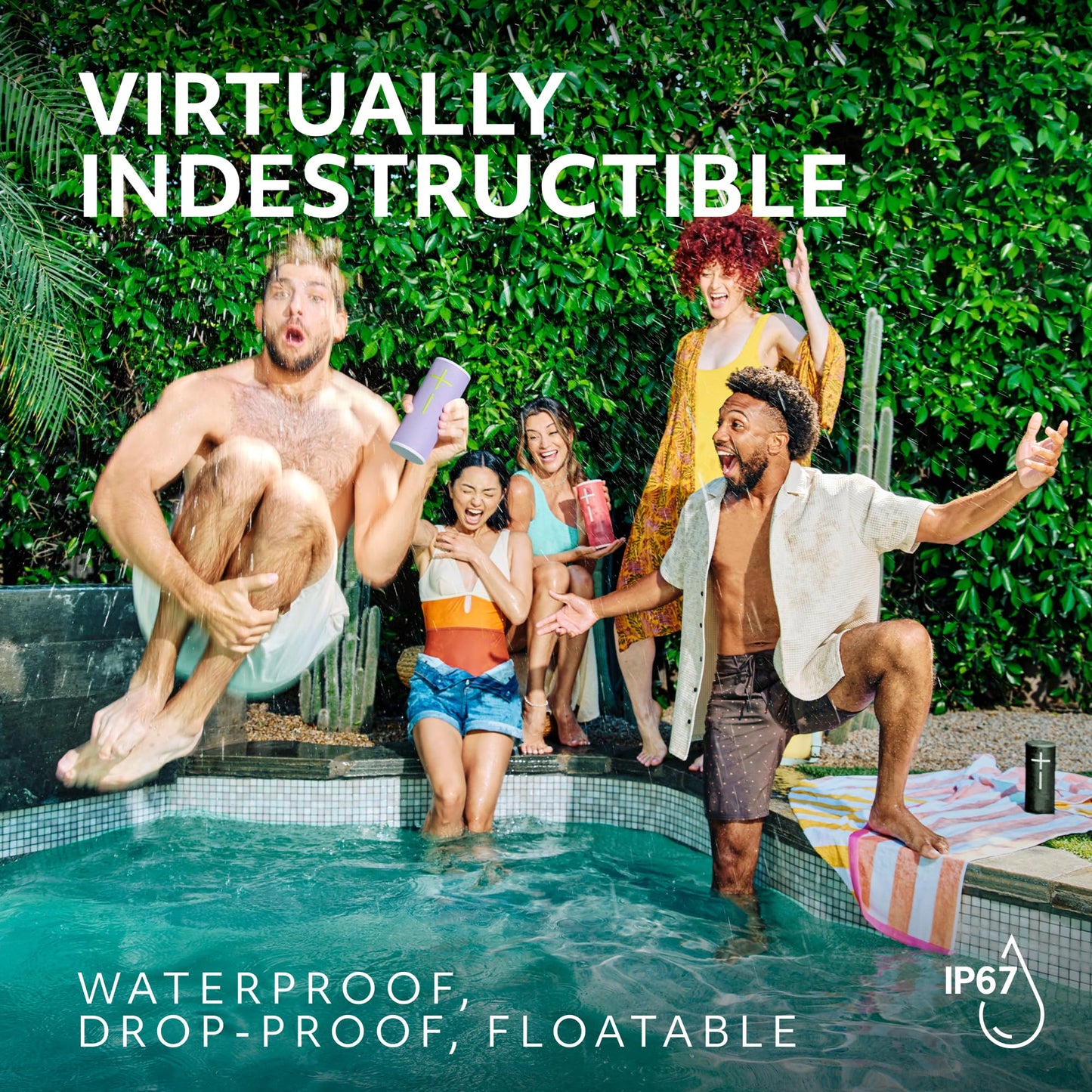 Ultimate Ears Boom 4 Portable Waterproof Bluetooth Speaker with 360-Degree, Bold, Immersive, Crystal-Clear Sound, Floating Speaker with 15-Hour
