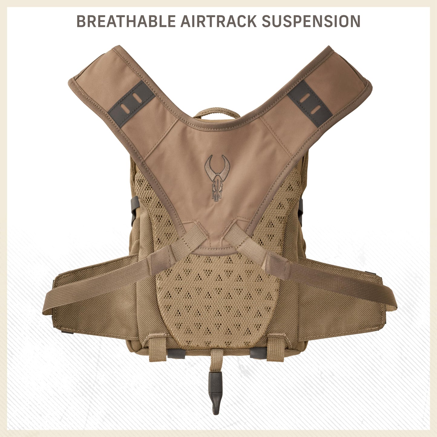 Badlands Bino AXS - Modular Binocular Harness System for Optimal Performance and Durability, Mud, Small