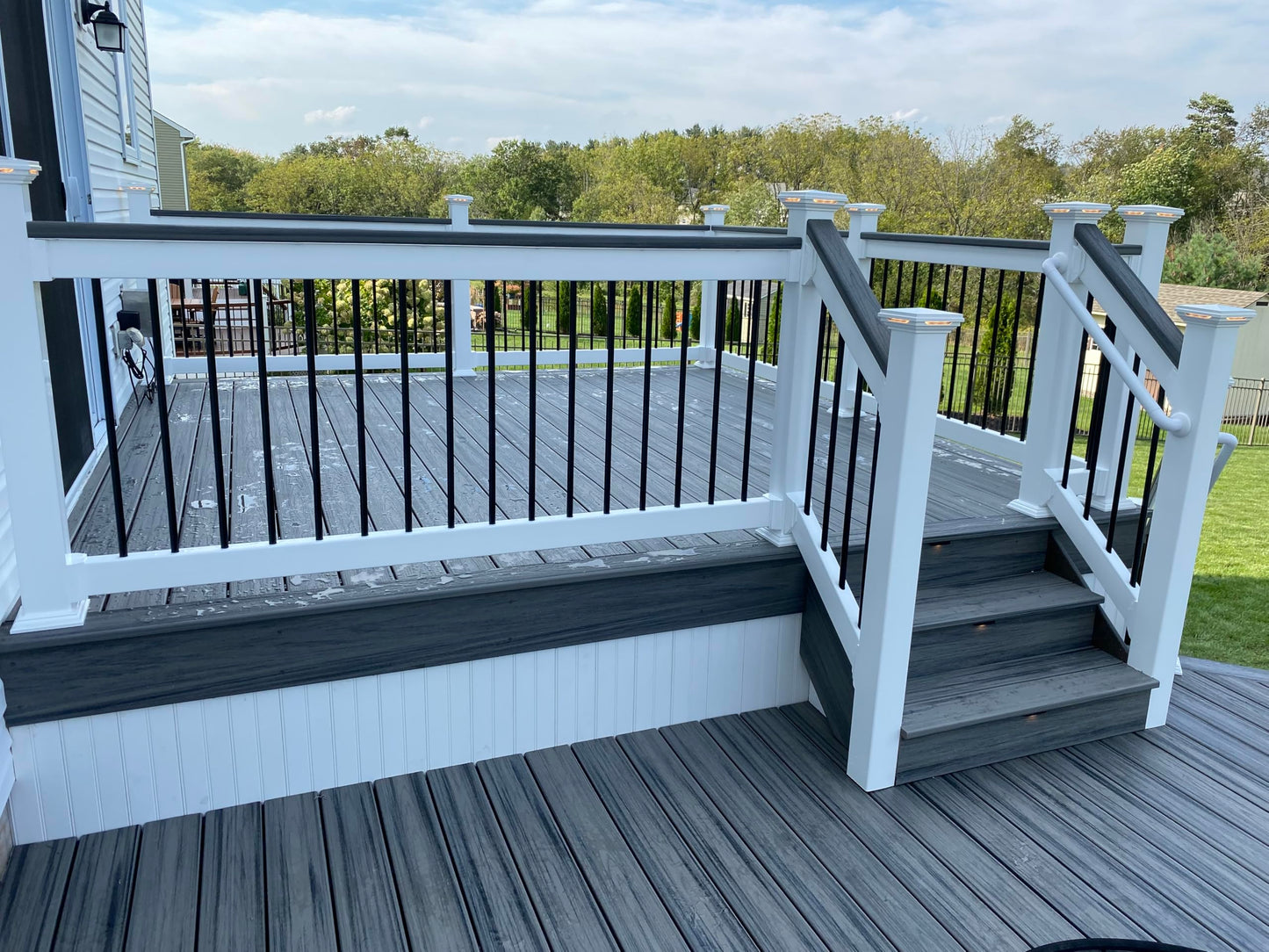 Tru-Scapes® 4? Low Voltage Vinyl LED Deck & Fence Post Cap Light - NOT Solar