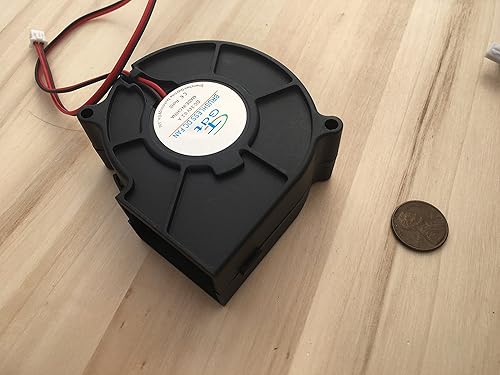 EndlessParts 1 Piece 75x30mm 24V 3800rpm 1.8CFM 23dB DC Fan for Desktops