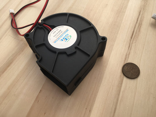 EndlessParts 1 Piece 75x30mm 24V 3800rpm 1.8CFM 23dB DC Fan for Desktops