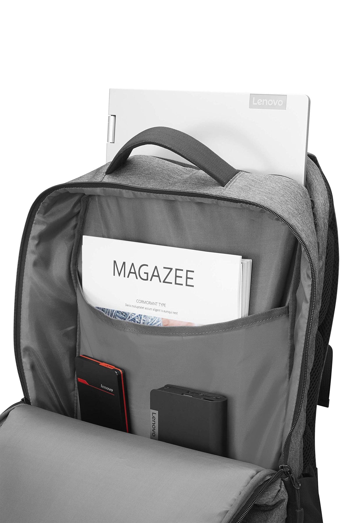 Lenovo 17" Laptop Urban Backpack B730, Fits Up to 17.3-Inch Laptops, Water-Repellent Material, Padded PC Compartment, Anti-Theft Pocket, On-The-Go