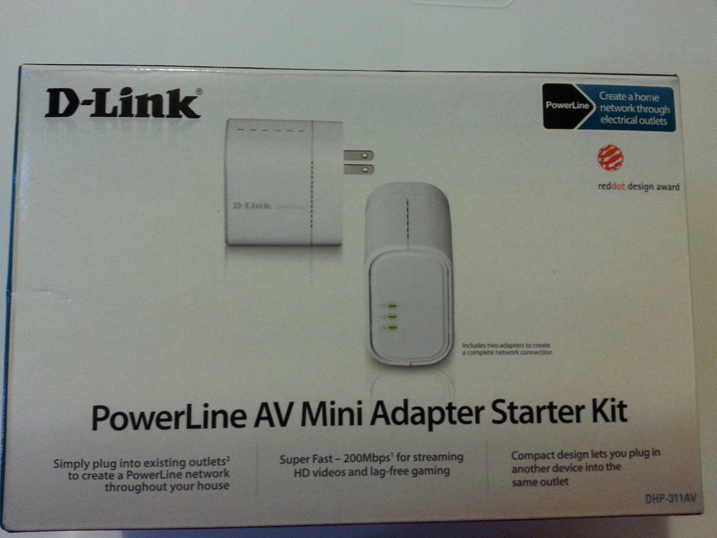 D-Link Systems DHP-311AV PowerLine AV Mini Adapter Kit