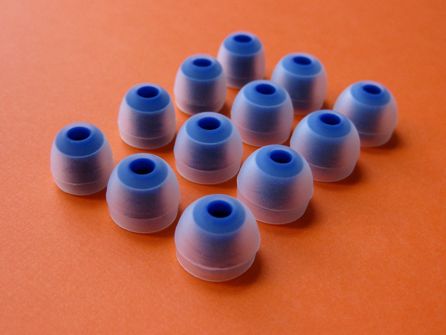 12pcs - 4S / 4M / 4L (C-BL) Replacement Earbuds Eartips Adapters Compatible with Monster iSport Achieve and Spirit Earphones Headphones