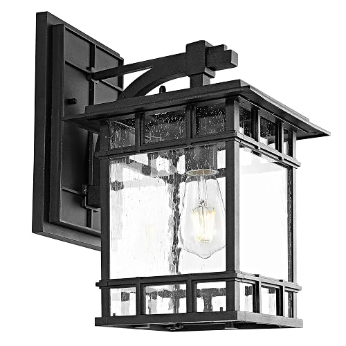 Safavieh Lighting Rolran Black Outdoor Wall Lantern (LED Bulb Included)