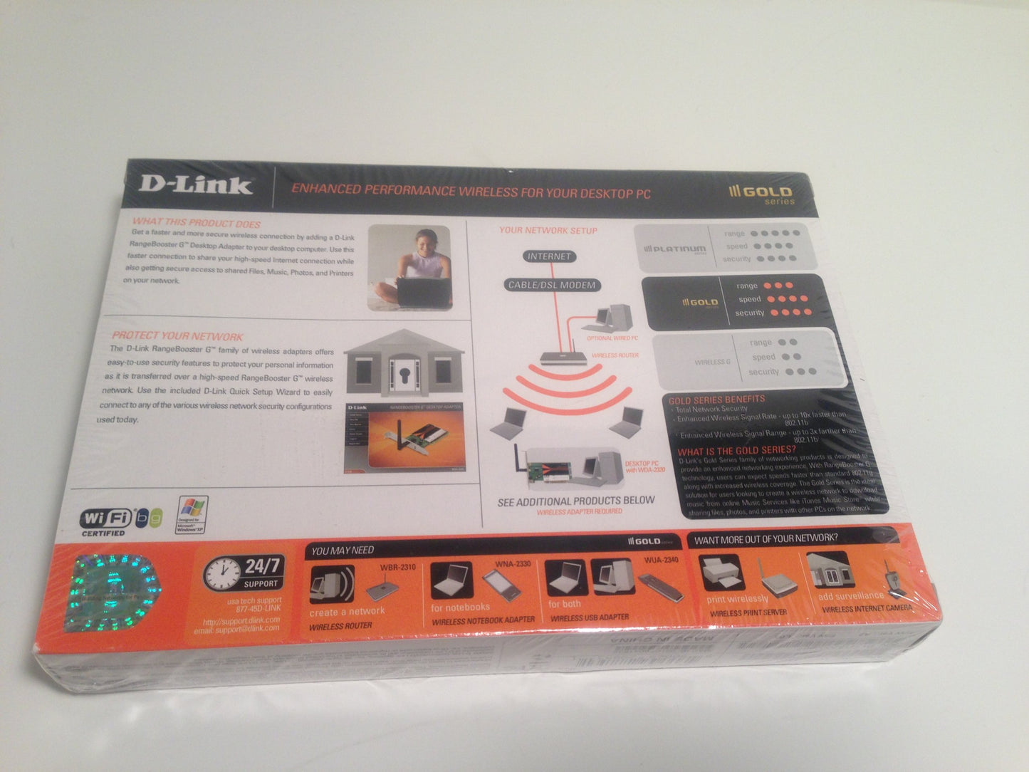 D-Link WDA-2320 Rangebooster G Desktop Adapter