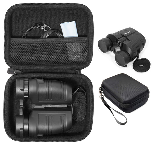 CaseSack Binoculars Case Compatible with 15x25, 12x25, 10x25, 16x21 Binoculars Like Occer, Hontry, Gskyer, SkyGenius, Aurosports, Pentax, Beenate