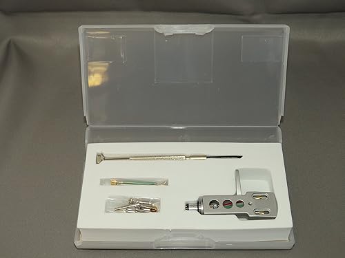 Turntable Headshell OFC Phono Cartridge Leads Mounting Hardware Kit Silver Technics
