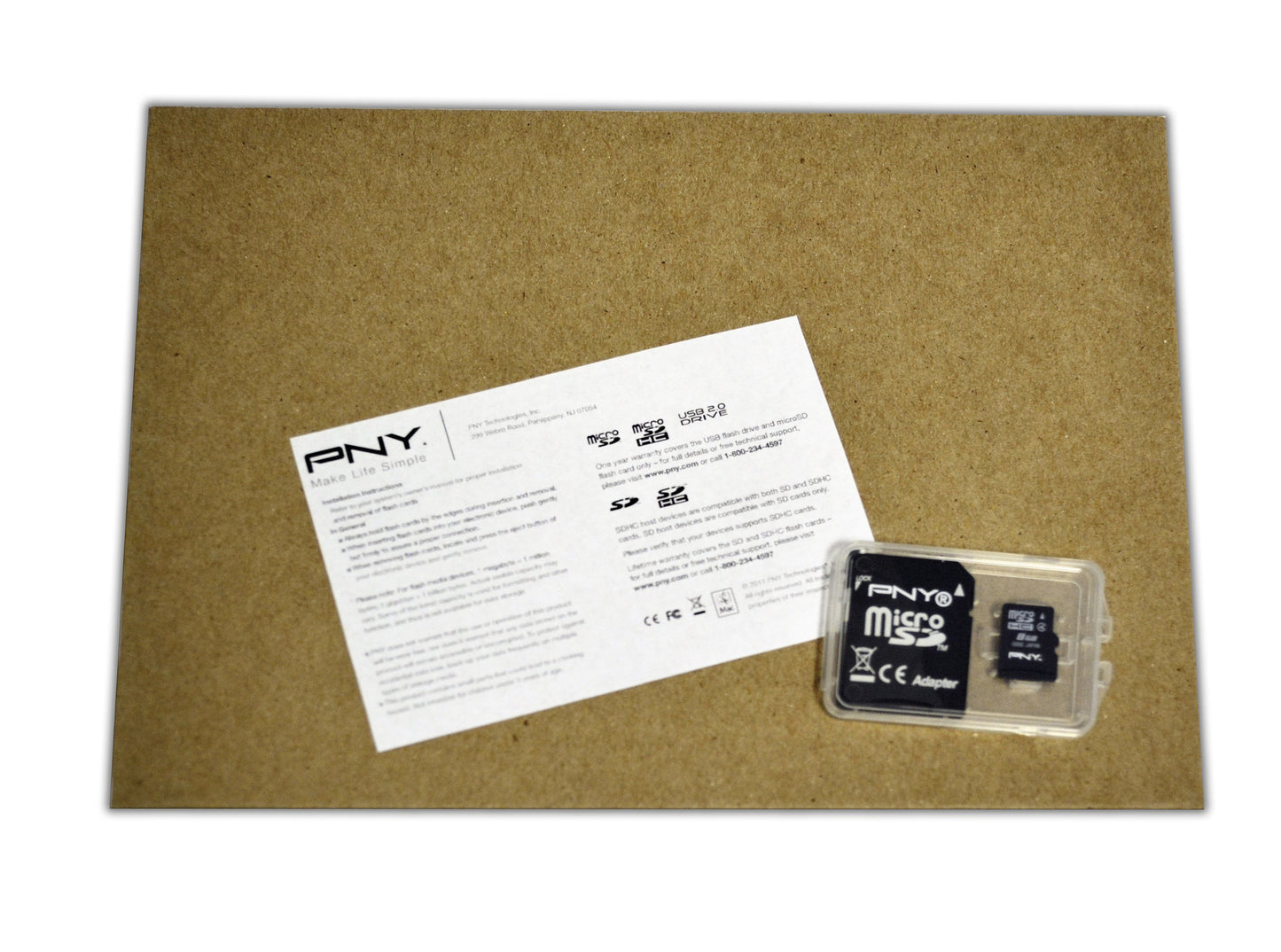 PNY 16 GB microSDHC Flash Memory Card P-SDU16G10-AZ [Amazon Frustration-Free Packaging]