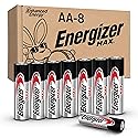 Energizer MAX AA Batteries (8 Pack), Double A Alkaline Batteries