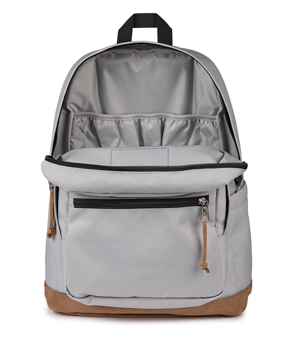 JanSport Right Pack Backpack - Durable Daypack with Padded 15 Laptop Sleeve, Spacious Main Compartment & Integrated Water Bottle Pocket - Grounded