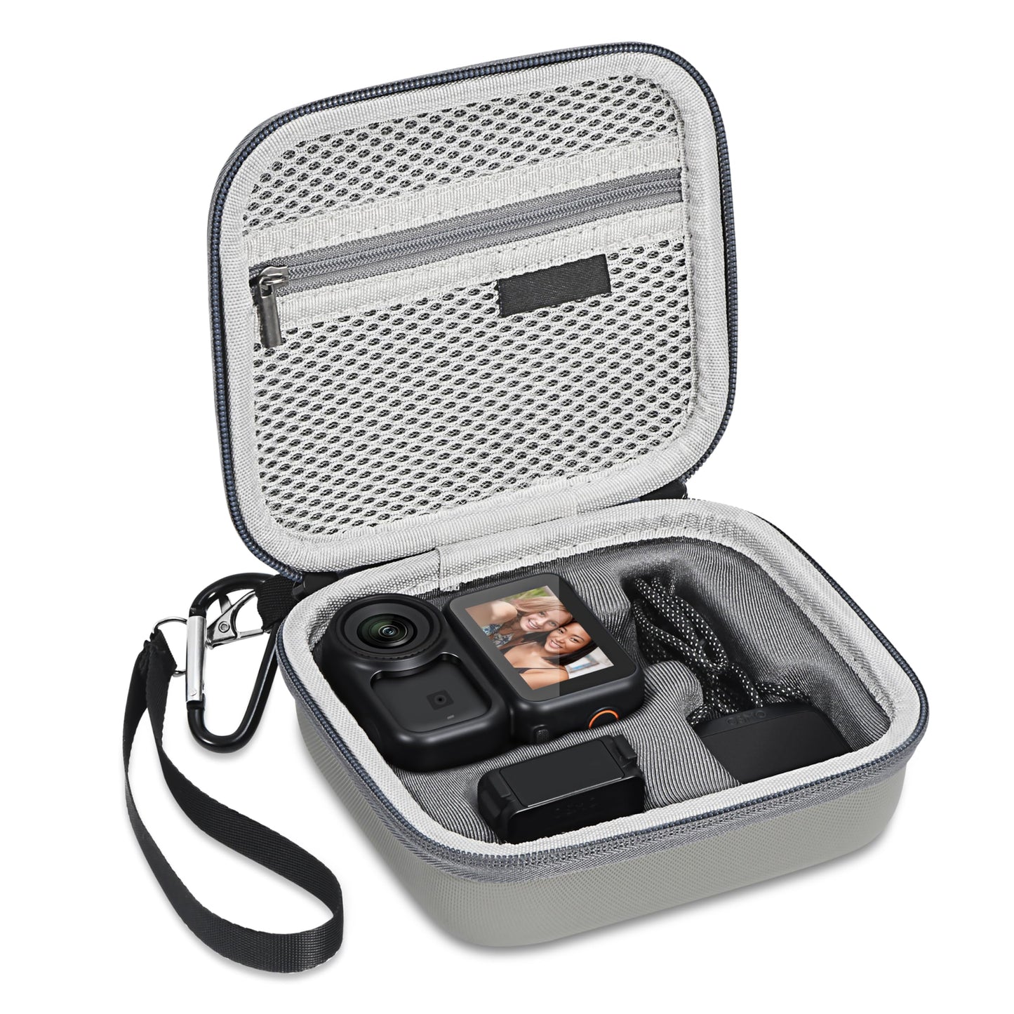 STARTRC PHOTO Osmo Nano Case, Protective Carrying Case for DJI Osmo Nano Accessories, Portable PU Leather Storage Bag for Travel Outdoor Vlogging